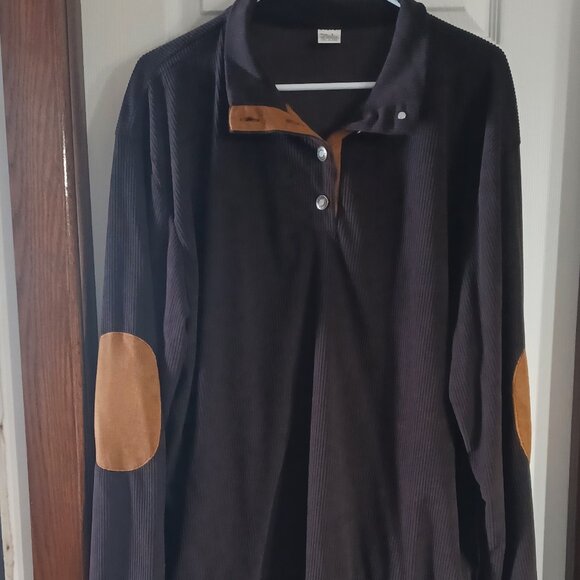 NWOT Men's Elbow Patch Shirt - Large - Picture 2 of 6